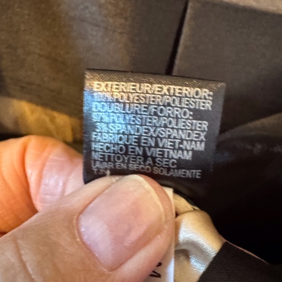 Tahari Black and Tan Striped Midi Dress.  NWT - Picture 4 of 7